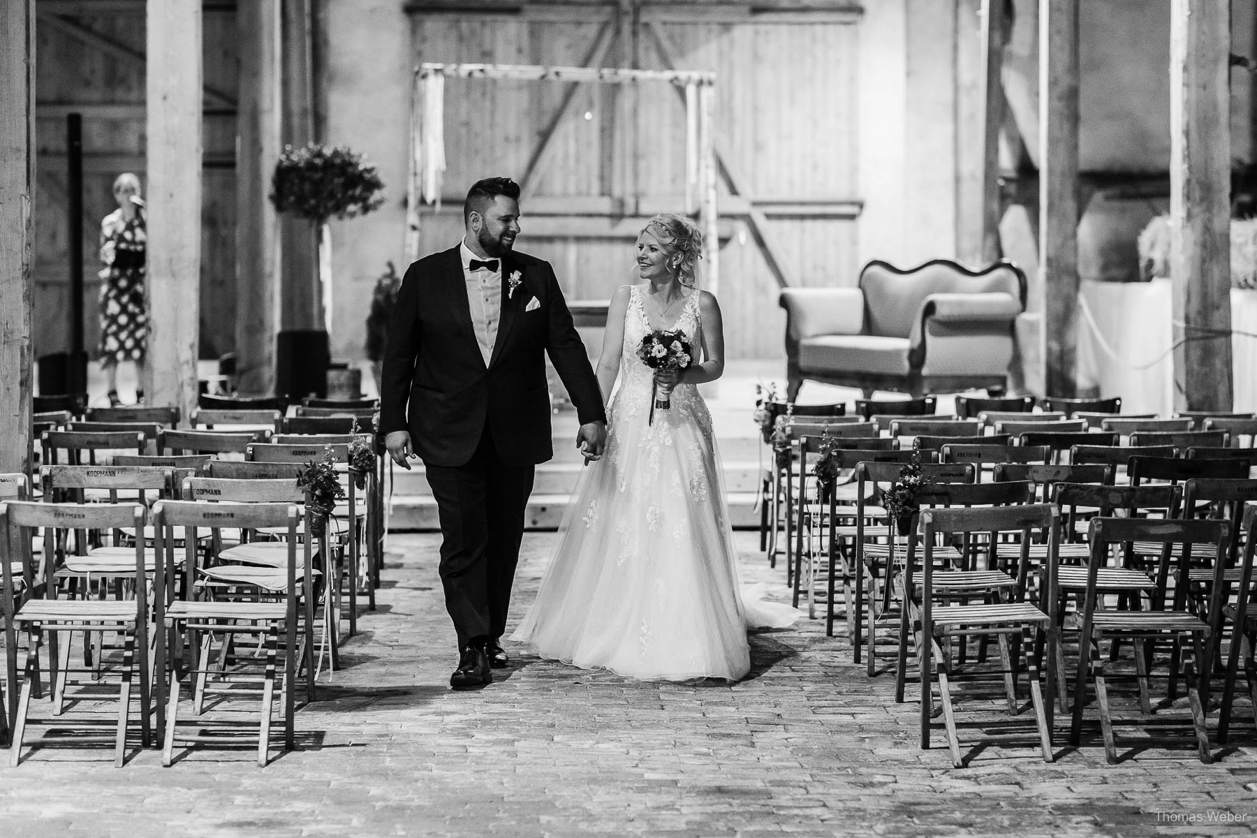 Hochzeit in der Scheune auf dem Hof Schweers, Hochzeitsfotograf Thomas Weber aus Oldenburg