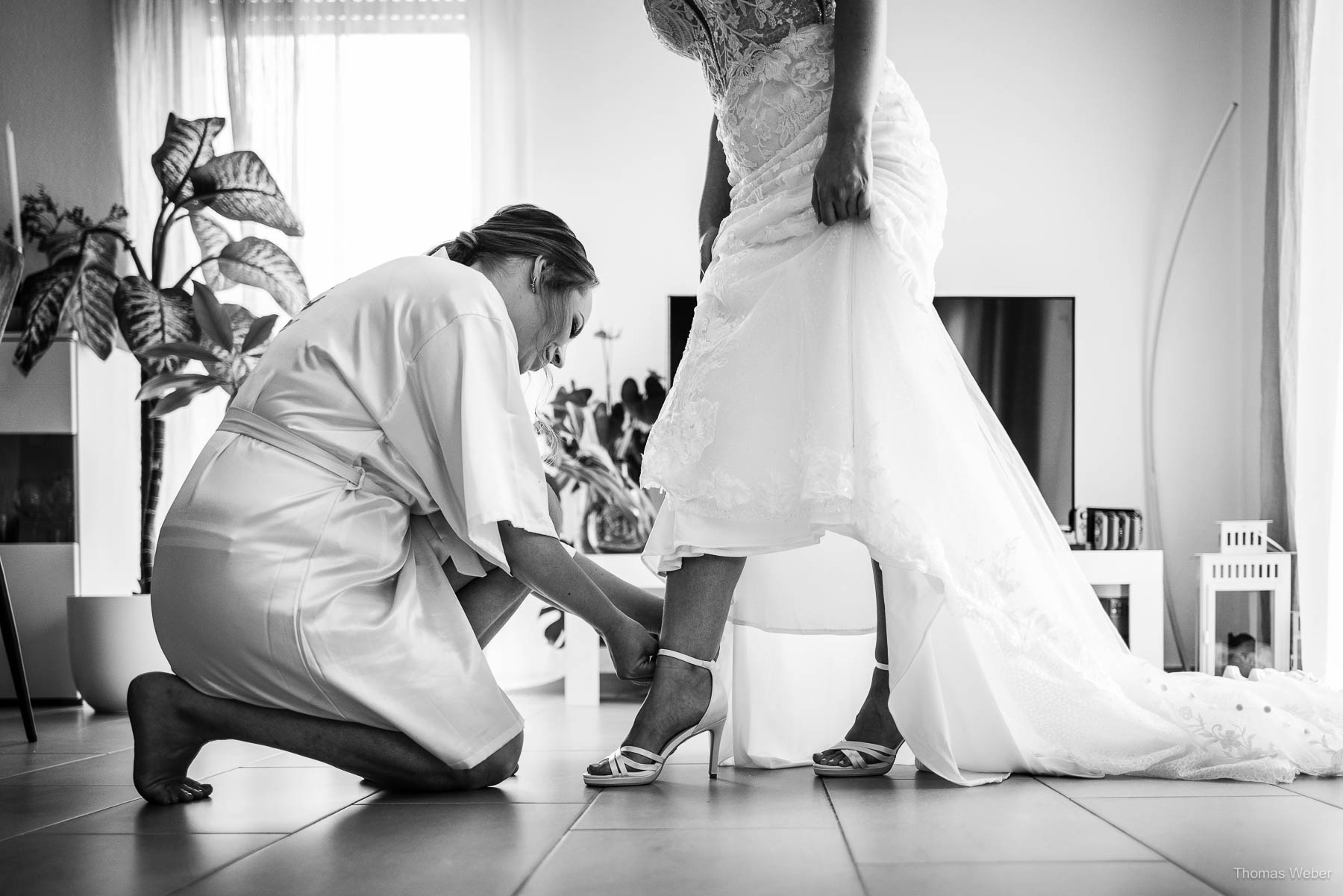 Getting Ready der Braut, Hochzeitsfotograf Thomas Weber aus Oldenburg