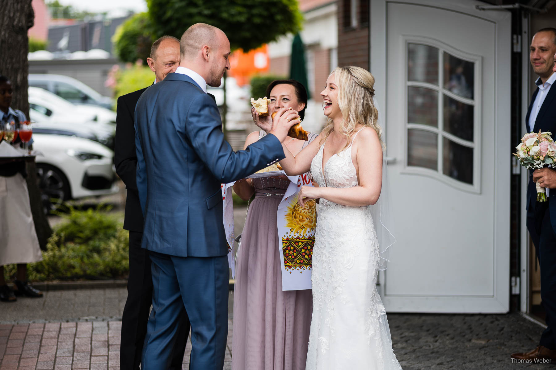 Traditioneller Empfang am Wardenburger Hof, Hochzeitsfotograf Thomas Weber aus Oldenburg