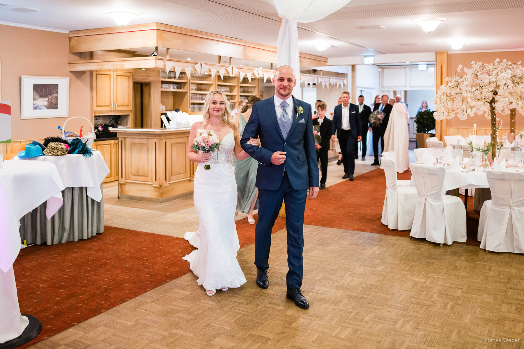 Traditioneller Empfang am Wardenburger Hof, Hochzeitsfotograf Thomas Weber aus Oldenburg