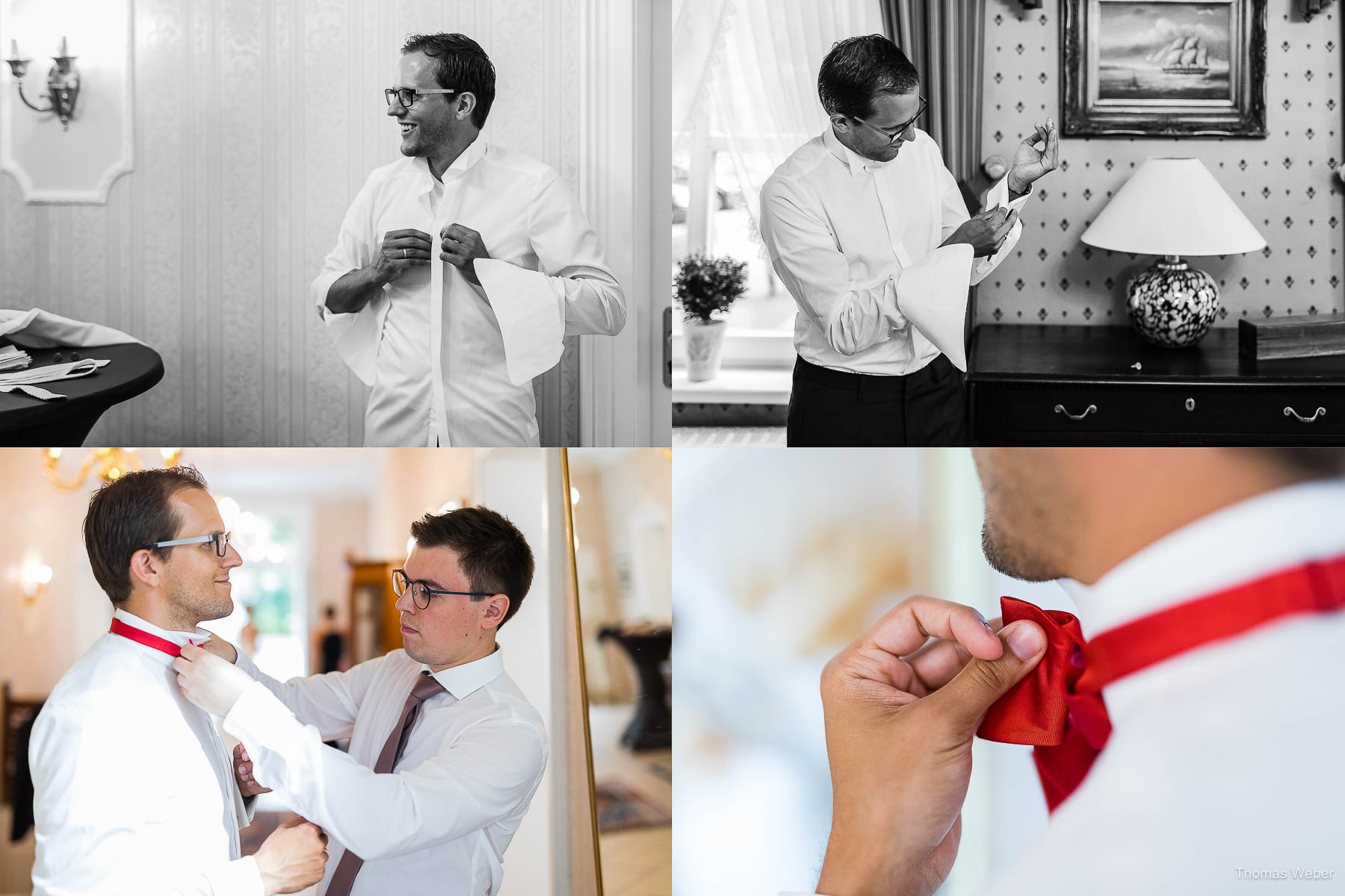 Hochzeitsfotos auf dem Gut Halte in Weener, Hochzeitsfotograf Thomas Weber aus Oldenburg